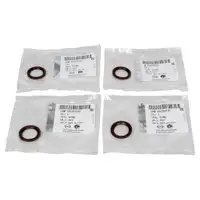 4x ORIGINAL GM Opel gasket sealing ring fuel injector 1.3 CDTI 55205036