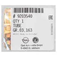 ORIGINAL Opel filler neck Fuel filler pipe Agila A 1.0 1.2 4700164 / 9203540