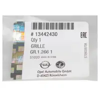 ORIGINAL GM Opel Frontziergitter L&uuml;ftungsgitter K&uuml;hlergitter CORSA E vorne unten 13442430