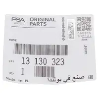 ORIGINAL PSA Opel Radiator Hose Water Hose Astra H Zafira Family B 2.0 Turbo 13130323