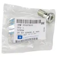 ORIGINAL GM Opel Hollow Screw Turbocharger Oil Line ASTRA H CORSA D 93187893