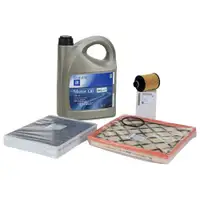 ORIGINAL Opel filter set, 3 pieces + 5L engine oil 5W30 dexos2 Astra J Zafira C 1.3/2.0 CDTI