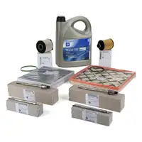 ORIGINAL Opel Inspektionskit 9-tlg. + 4 Gl&uuml;hkerzen + 5 L 5W30 Motor&ouml;l ZAFIRA C