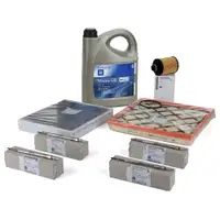 ORIGINAL Opel Filterset + 4 Gl&uuml;hkerzen 55564162 + 5L 5W30 &Ouml;l ASTRA J ZAFIRA C