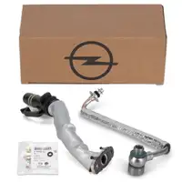 2x ORIGINAL GM Opel VOR+R&Uuml;CKLAUF &Ouml;lleitung Turbolader Corsa D Mokka Zafira C 1.4/Turbo