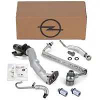 ORIGINAL GM Opel oil line turbocharger + coolant line + connection piece set 1.4/turbo