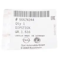 ORIGINAL Opel oil dipstick Astra J Corsa D Insignia A Zafira C 1.4 55574244