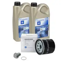 4L ORIGINAL GM Opel 5W-30 Dexos2 Motor&ouml;l + &Ouml;lfilter Agila B 1.0 1.2 / LPG 65-94 PS