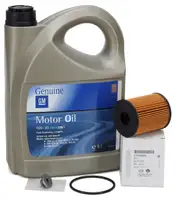 5L ORIGINAL Opel 5W-30 dexos2 Motor&ouml;l + &Ouml;lfilter Astra H Corsa C D 1.3 CDTI 55599959
