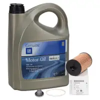 5L 5 liters ORIGINAL Opel engine oil 5W30 DEXOS1 Gen3 LONGLIFE + oil filter 95526685