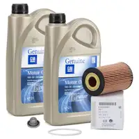 4L ORIGINAL GM Opel engine oil OIL 5W30 LONGLIFE dexos2 95527878 + oil filter 95526685