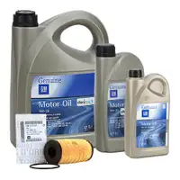 8L 8 liters ORIGINAL OPEL ENGINE OIL 5W-30 dexos2 Longlife + oil filter 93161665