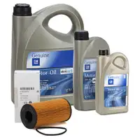 8L 8 Liter ORIGINAL OPEL MOTOR&Ouml;L 5W-30 dexos2 Longlife + &Ouml;lfilter 95523613