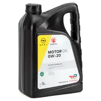 5L 5 Liter ORIGINAL Opel Motor&ouml;l 0W20 + &Ouml;lfilter 95528296 + 2x Additiv Astra K Insignia