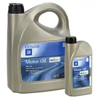 6L 6 liters ORIGINAL GM Opel 5W-30 DEXOS1 Gen2/3 LONGLIFE engine oil