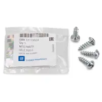 ORIGINAL Opel screw set license plate holder number plate 13139868