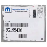 ORIGINAL Opel MOPAR Sonnenblende Sonnenschutz Sichtschutz Agila B vorne links 93195430