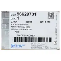 ORIGINAL Opel Stellelement Mischklappe Stellmotor Heizgebl&auml;se Antara A 96629731