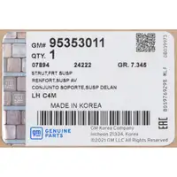 ORIGINAL GM Opel shock absorber Gas pressure damper Karl C16 1.0 73/75 hp front left 95353011