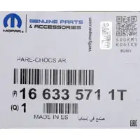 ORIGINAL Opel MOPAR Sto&szlig;stange Hecksto&szlig;stange Corsa F hinten 166335711T