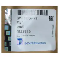 ORIGINAL GM Opel Sto&szlig;stange Sto&szlig;f&auml;nger HINTEN 1404536 / 13356473 f&uuml;r ADAM