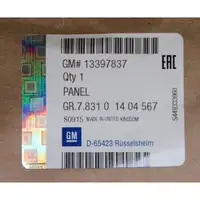 ORIGINAL GM Opel Bumper ASTRA J Sports Tourer REAR 13397837