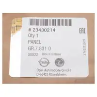 ORIGINAL Opel Sto&szlig;stange Sto&szlig;f&auml;nger Hecksto&szlig;stange INSIGNIA Sports Tourer hinten