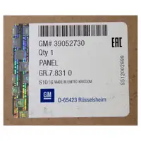 ORIGINAL GM Opel bumper FRONT 39052730 for ASTRA K