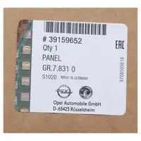 ORIGINAL Opel Sto&szlig;stange Sto&szlig;f&auml;nger Insignia B mit Einparkhilfe vorne 39159652