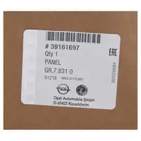 ORIGINAL Opel rear bumper 39161697 for ASTRA K hatchback 5-door