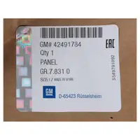 ORIGINAL GM Opel Sto&szlig;stange Sto&szlig;f&auml;nger MOKKA / MOKKA X vorne unten 42491784