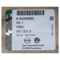 ORIGINAL GM Opel Sto&szlig;stange Sto&szlig;f&auml;nger MOKKA / MOKKA X vorne unten 95299465