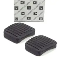 2x ORIGINAL PSA Opel pedal rubber pedal cover brake pedal + clutch pedal Meriva B 93188880