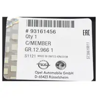 ORIGINAL Opel Quertr&auml;ger Querstrebe hinterer Teil Vivaro A B hinten 93161456