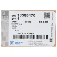 2x ORIGINAL GM OPEL Radnabe Mokka / X (J13) Vorderachse o. Hinterachse 13588470