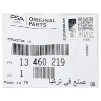 ORIGINAL PSA Opel reflector Insignia B Grand Sport Sports Tourer rear left 13460219