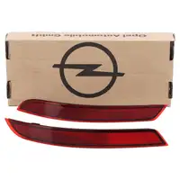 2x ORIGINAL Opel R&uuml;ckstrahler Reflektor Astra J Caravan bis Bj. 12.2012 hinten