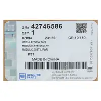 ORIGINAL Opel Wischergest&auml;nge inkl. Wischermotor Mokka vorne 42746586