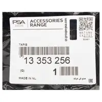 ORIGINAL PSA Opel Textilmatte Fu&szlig;matte Automatte Zafira C vorne links 13353256