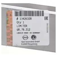 ORIGINAL Opel Sto&szlig;stangentr&auml;ger Tr&auml;ger Sto&szlig;stange CORSA E X15 vorne 13426328