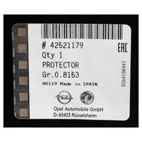 ORIGINAL Opel fender trim MOKKA / MOKKA X (J13) front left 42521179