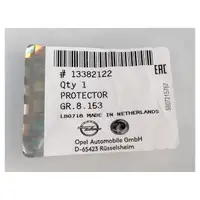 ORIGINAL Opel wheel arch liner inner fender ASTRA J 5-door front right 13382122