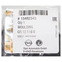 ORIGINAL Opel trim strip protective strip wheel arch Crossland X P17 Van front left YQ009412XT