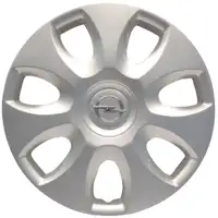 1x ORIGINAL GM Opel hubcap wheel cover 15 inch silver Corsa D 6006266