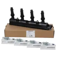 ORIGINAL Opel ignition module + 4x spark plugs Adam Astra J Corsa D E Meriva B 1.2 1.4