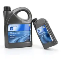 ORIGINAL GM Opel Engine Oil 10W40 ACEA A3/B4 API SL/CF - 6 liters 1942046 1942043