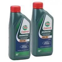 2L 2 Liter ORIGINAL Ford CASTROL MAGNATEC 0W-30 D Motor&ouml;l &Ouml;l WSS-M2C950-A 15F60B