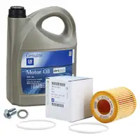 5L 5 Liter ORIGINAL OPEL MOTOR&Ouml;L 5W-30 dexos2 Longlife + &Ouml;lfilter 93183412