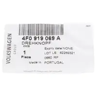 ORIGINAL Audi Drehknopf Multimediasystem MMI Men&uuml;f&uuml;hrung A6 C6 C7 A8 D3 D4 Q7 4F0919069A