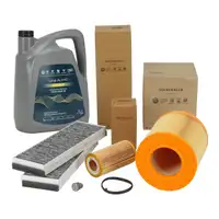 ORIGINAL AUDI Filterset Filterpaket + 5L 0W30 Motor&ouml;l A6 (4F C6) 2.0 TFSI 170 PS